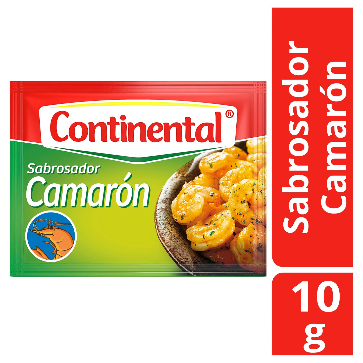 Sabrosador Continental Camaron - 3 sobres por $1