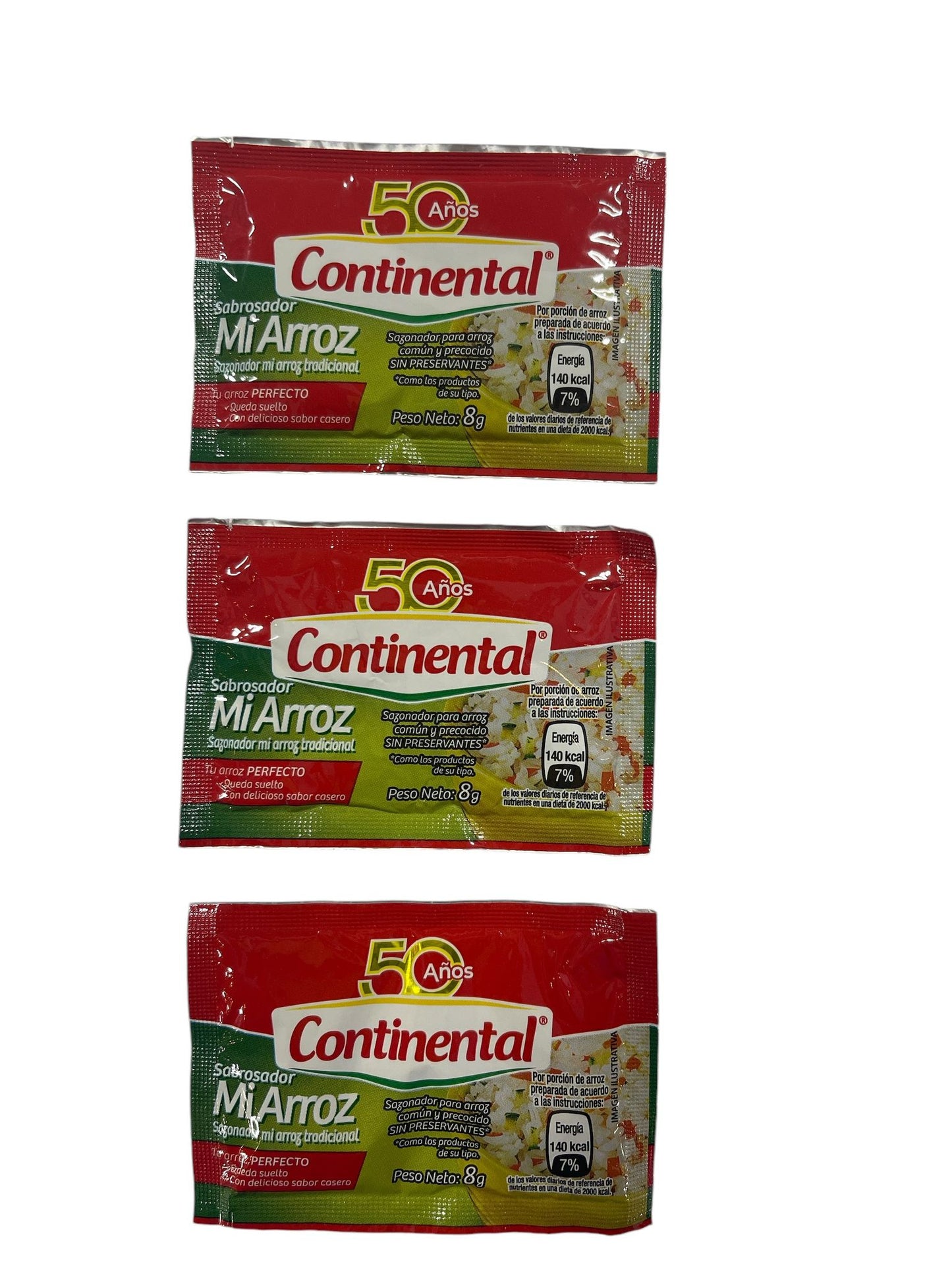 Consome De Arroz - 3 sobres por $1.25