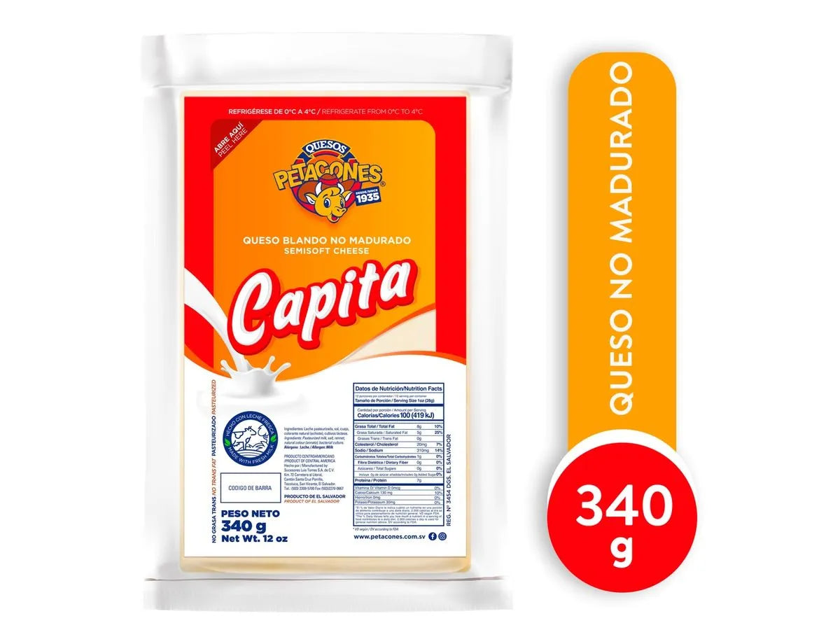 Queso Petacones Capita 340grs