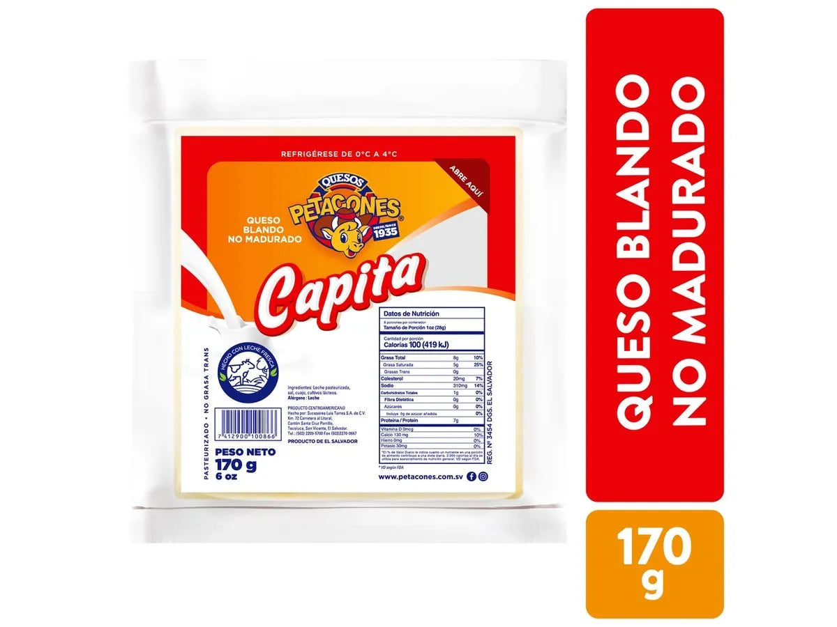 Queso Petacones Capita 170 grs