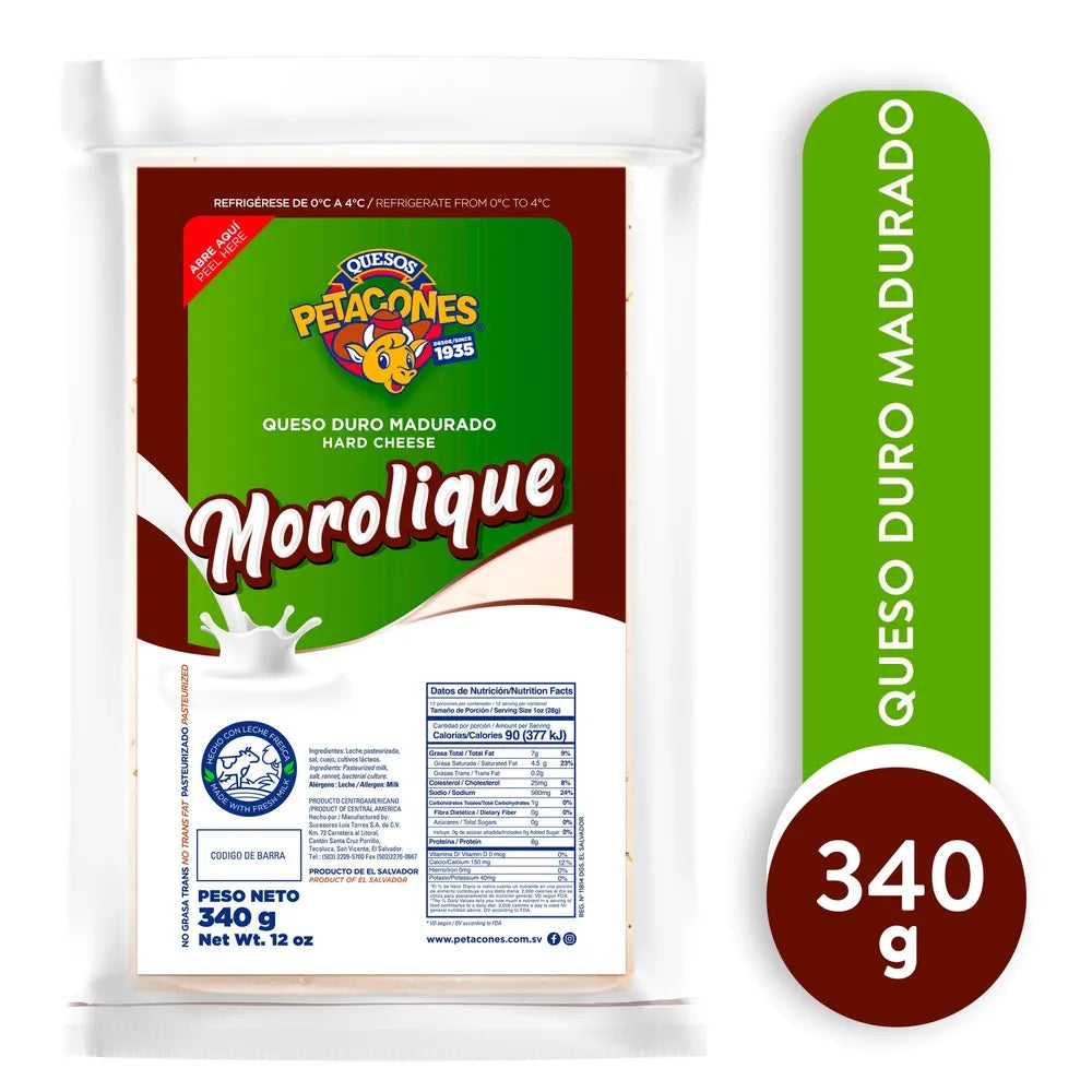 Queso Petacones Morolique 340grs