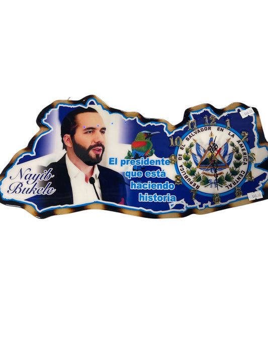 Reloj Mapa Presidente
