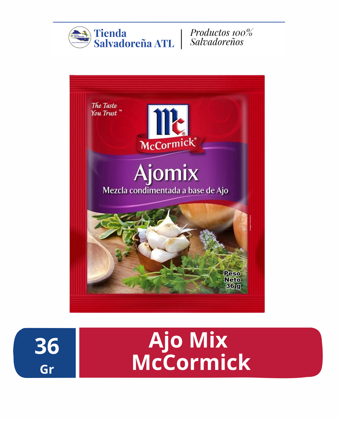 Ajo Mix 36 gr| McCormick