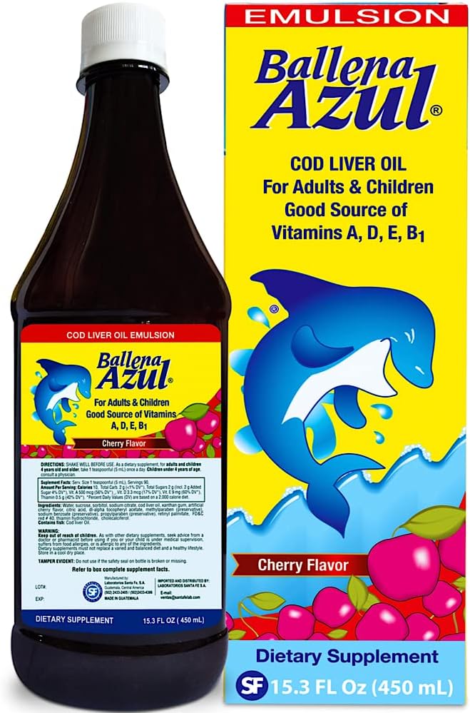 Aceite de higado de bacalao - Cereza