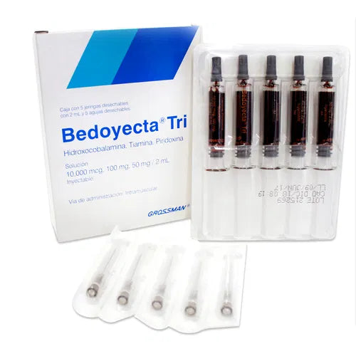 Bedoyecta Tri - caja con 5 jeringas inyectables