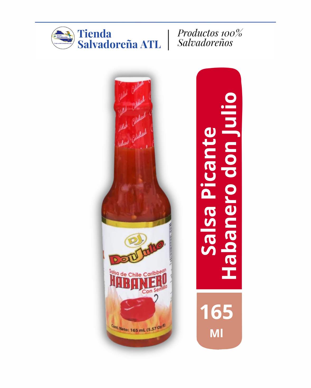 Salsa Picante Habanero 165 ml - Don Julio