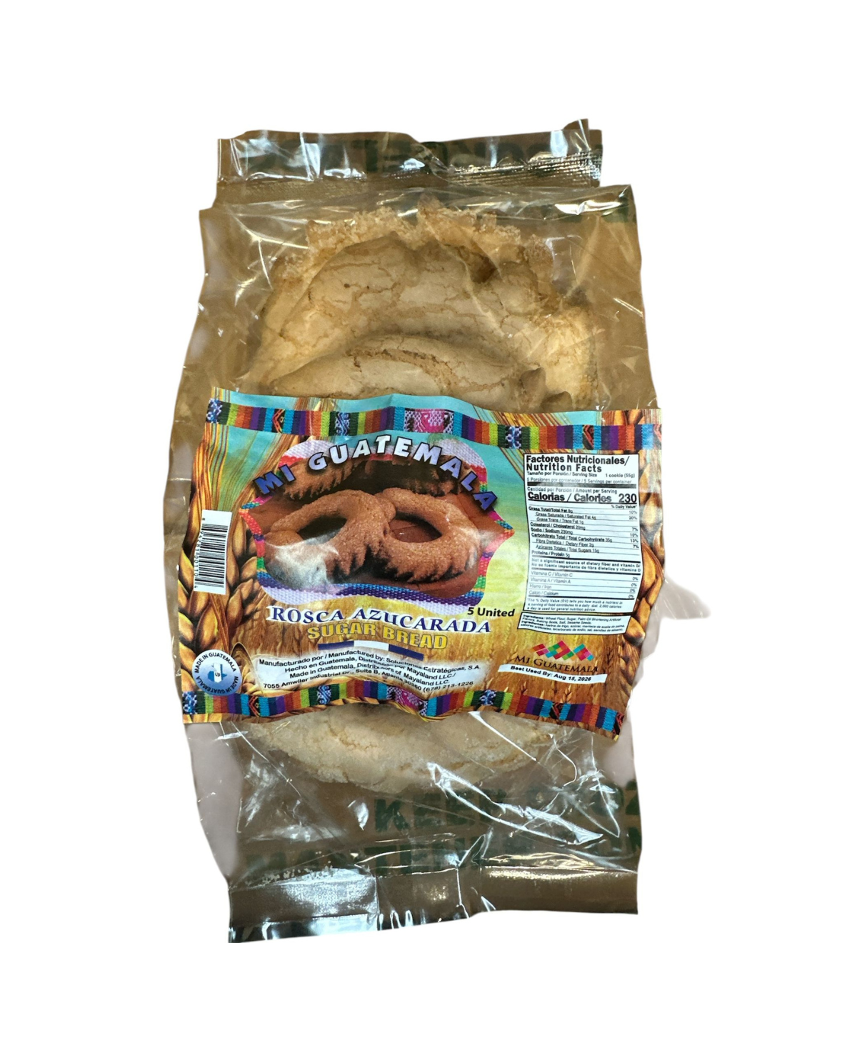 Roscas Azucaradas 5 unidades - Mi Guatemala