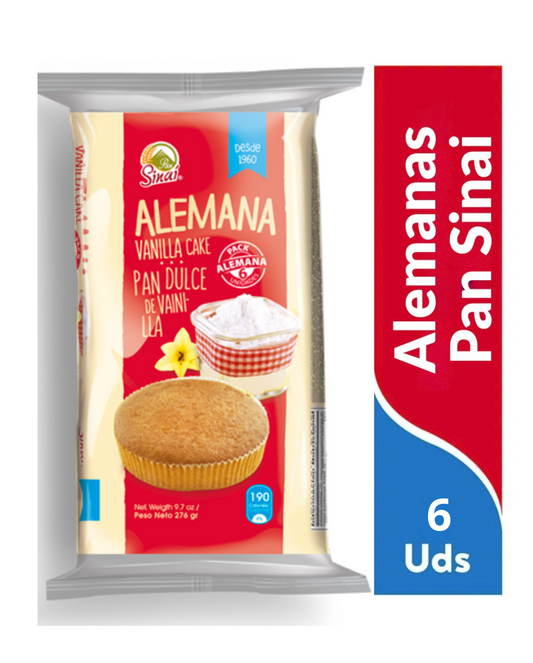 Alemanas - paquete de 6 unidades | Pan Sinai