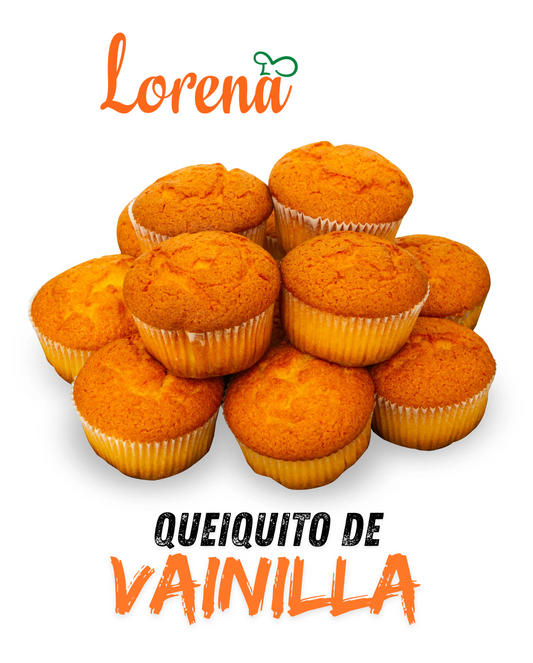 Queiquitos  de Vainilla - paquete de 4 unidades | Panaderia Lorena