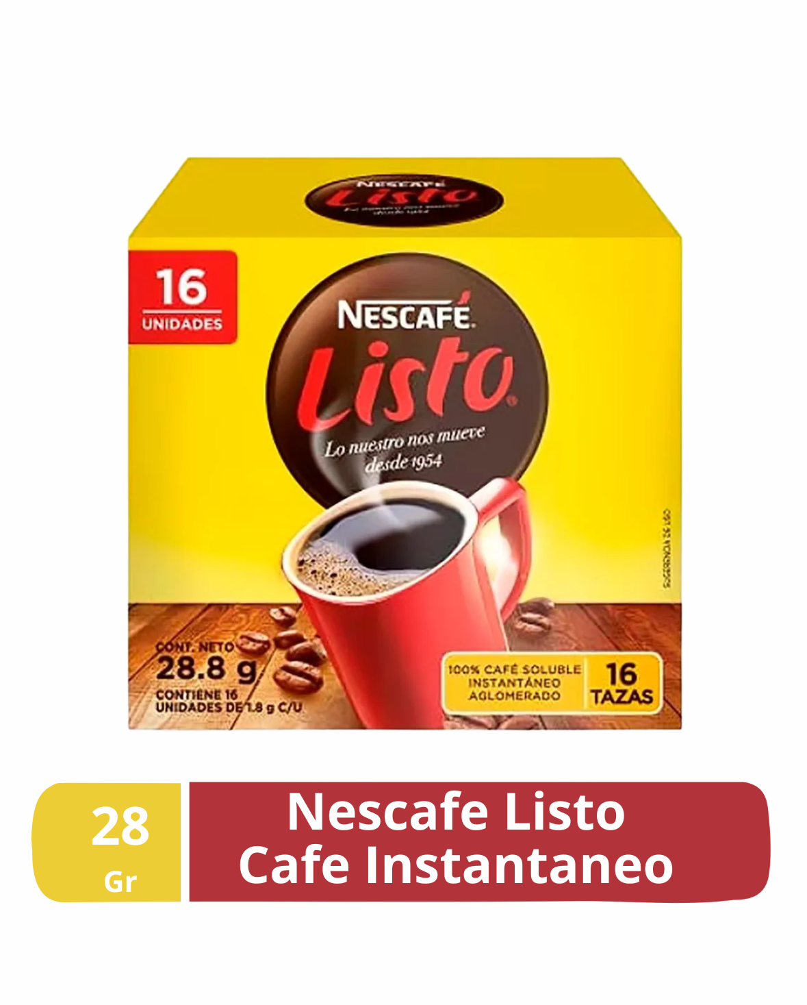 Nescafe Listo 16 unidades