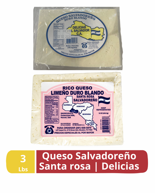 Oferta De 3 Libras de Quesos Salvadoreños con Envio Gratis