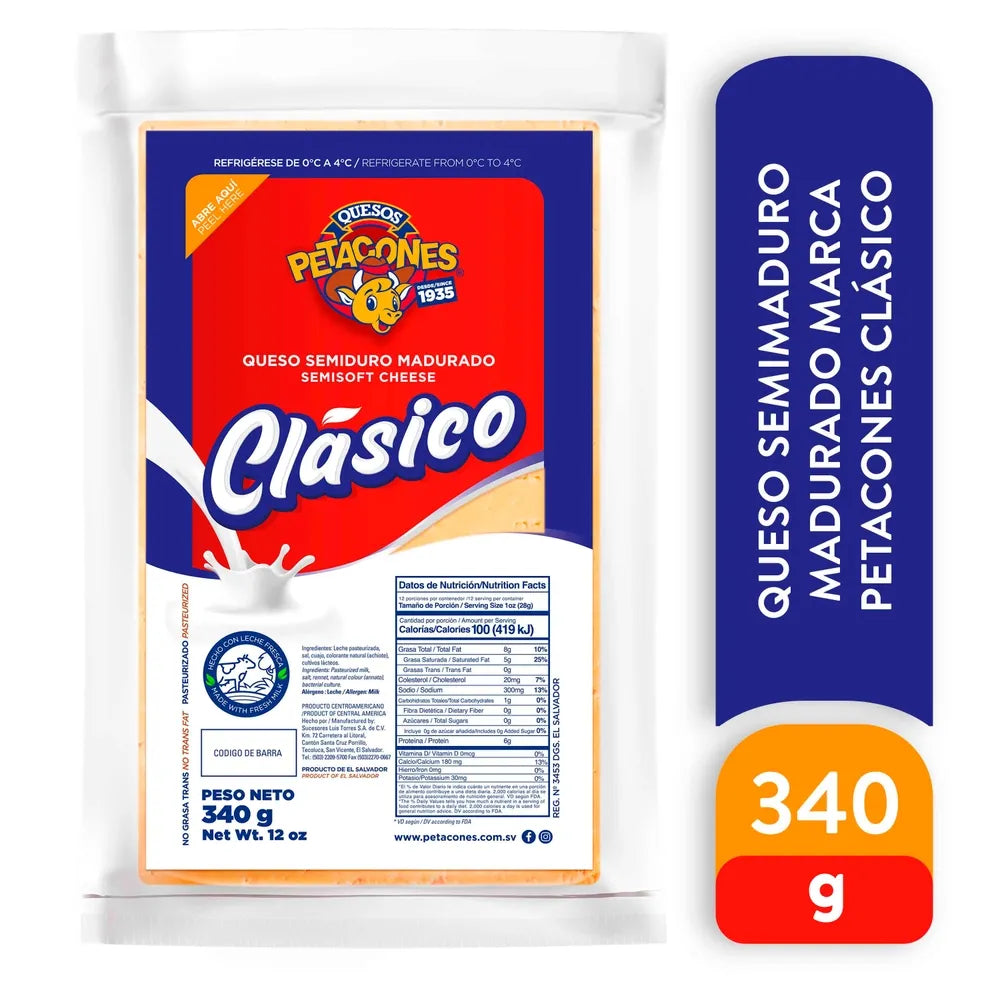 Queso Petacone Clasico Amarillo