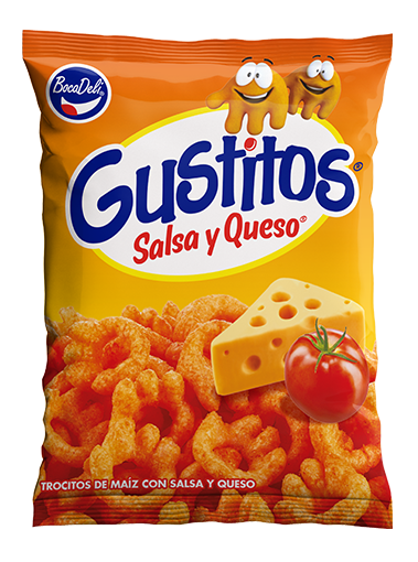 Gustitos sabor Salsa y Queso 93g - BocaDeli