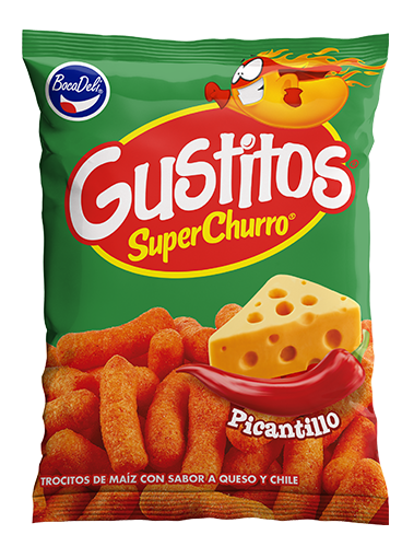 Gustitos super churro  Picantillo 93g - Bocadeli