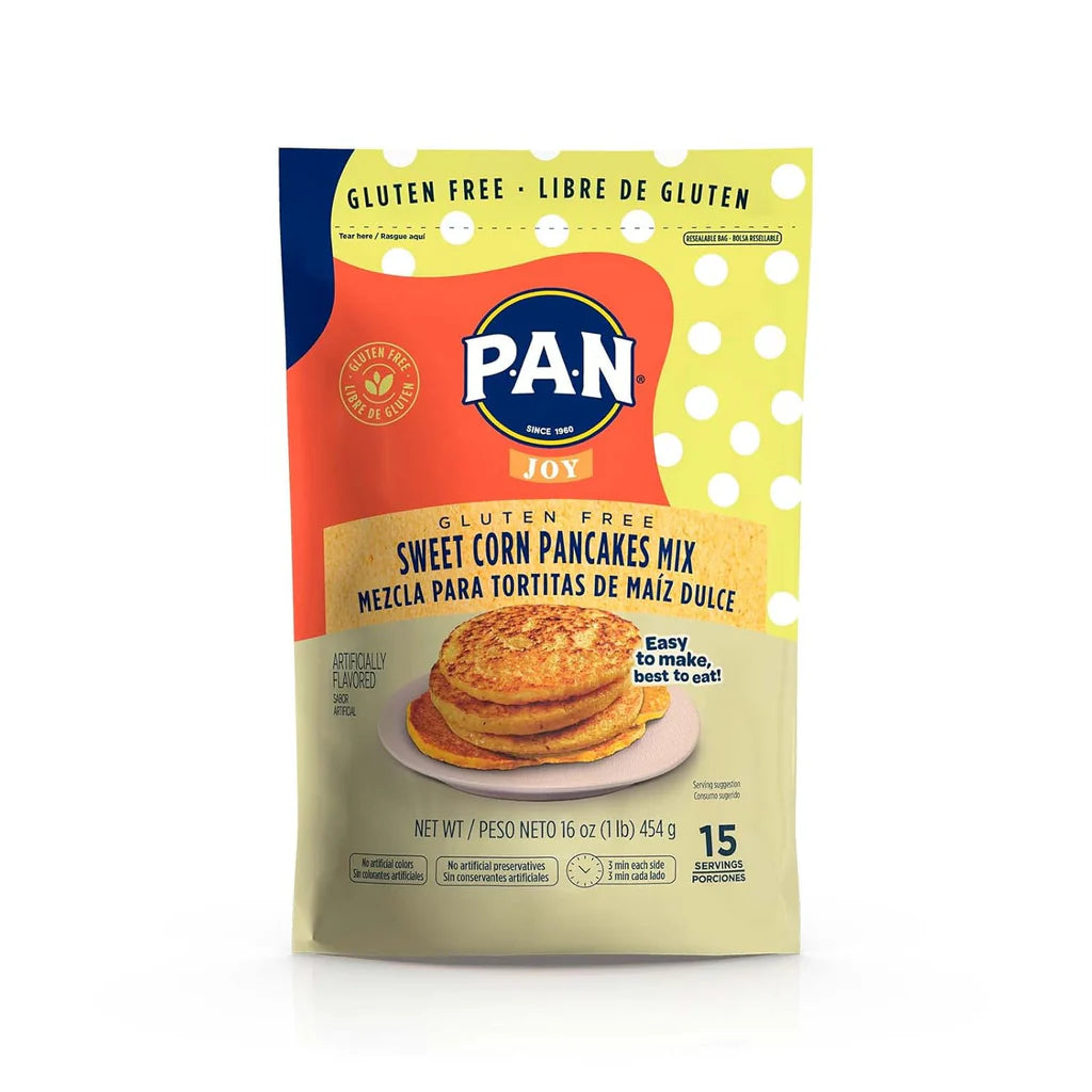 Mezcla para Tortitas de Maiz Dulce 454g PAN