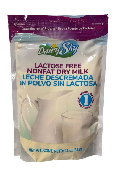 Leche descremada en polvo sin lactora 312g Dairy Sky