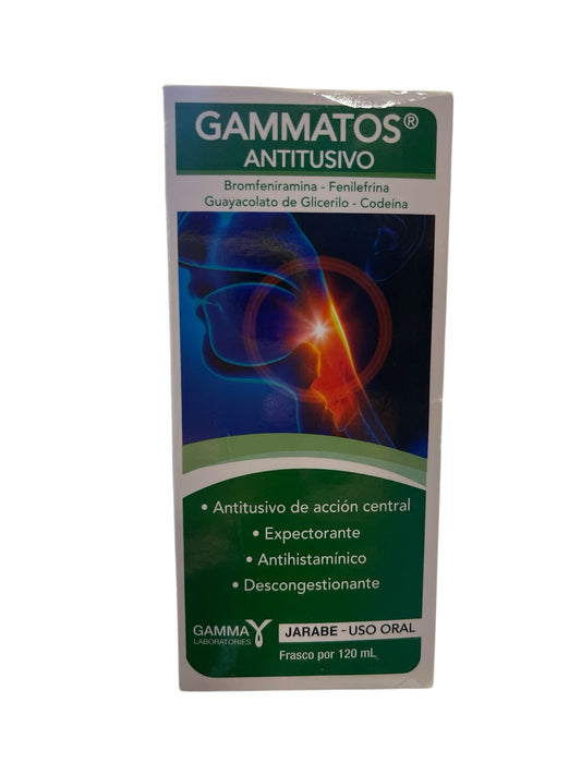 Gammatos Antitusivo Jarabe Frasco x 120 ml