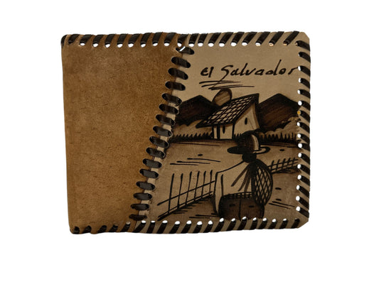 Billeteras de El Salvador Beige