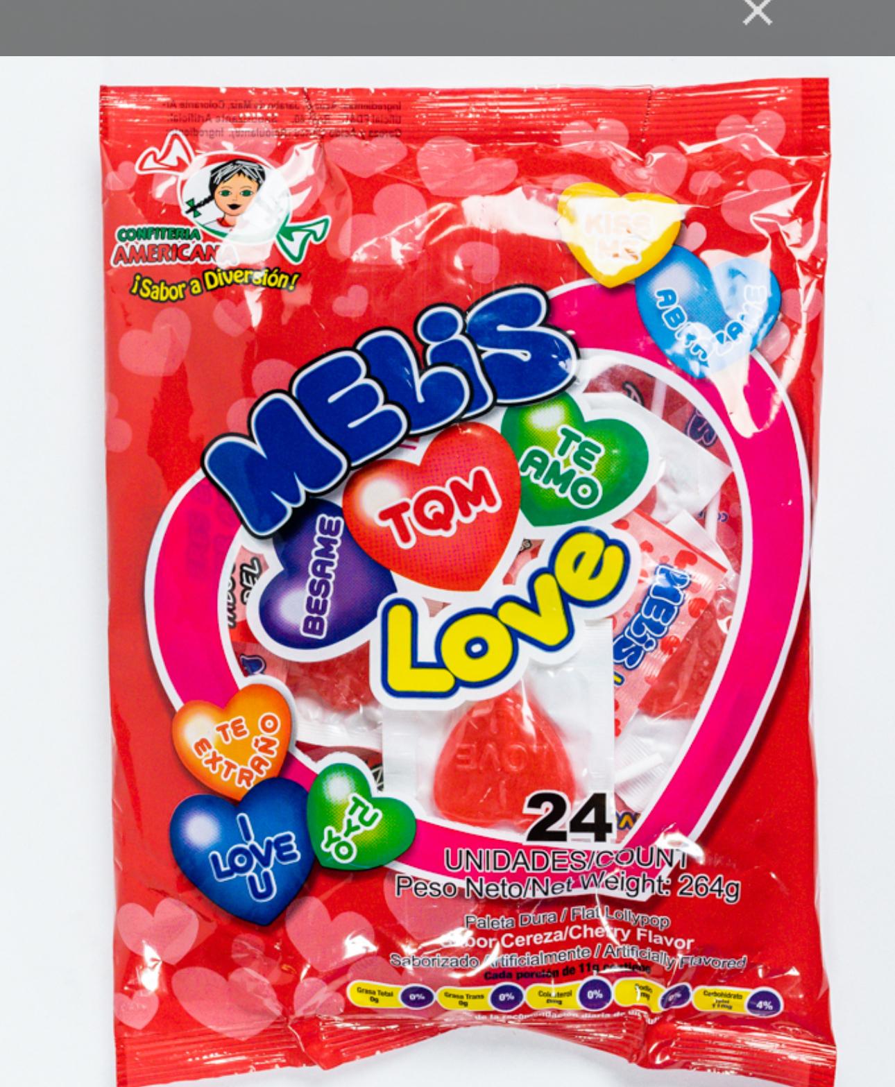 Paletas Melis - Confiteria Americana