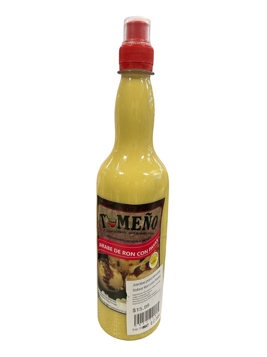 Jarabe para minutas sabor Ron con pasas - Tomeno