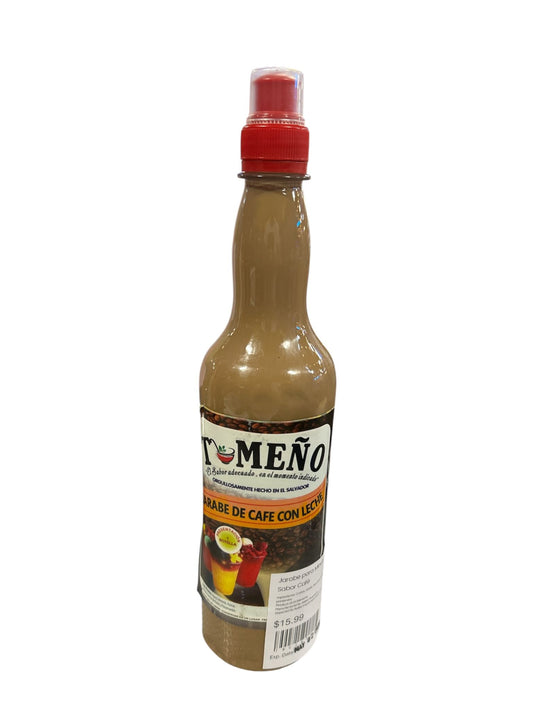 Jarabe para minutas sabor cafe con leche - Tomeno