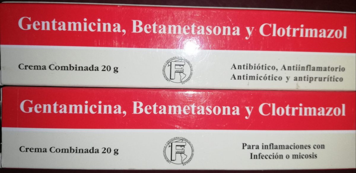 Crema Combinada (Gentamicina, Betametasona, Clotrimazol) 20 gr