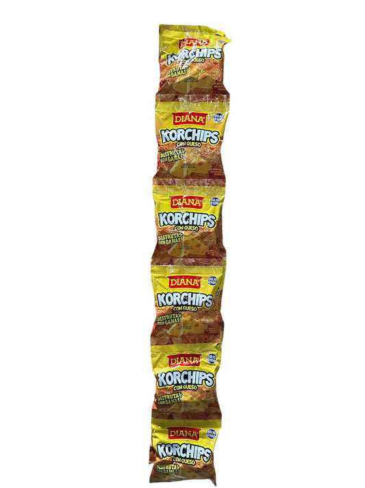 Korchips Diana - Tira de 12 Unidades