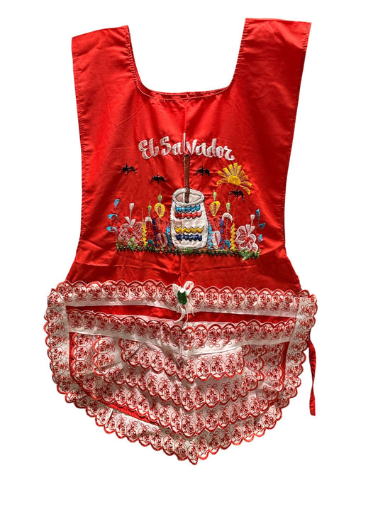 Gabachas o delantales Bordados de El Salvador