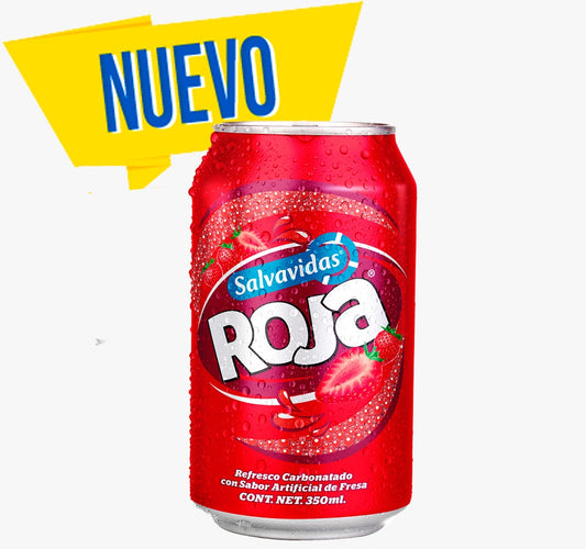 Gaseosa Salvavidas sabor Fresa - 11.8 oz Lata