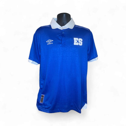 Camisa Azul tipo Polo de El Salvador con Envio Gratis!!