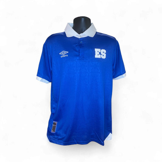 Camisa Azul tipo Polo de El Salvador con Envio Gratis!!
