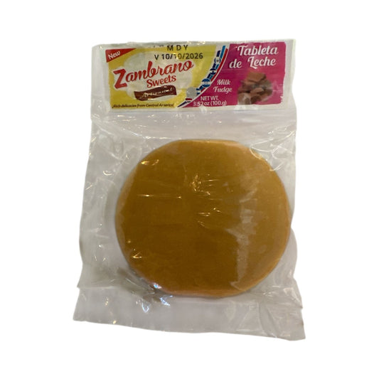 Tableta de Leche - Dulces Artesanales Zambrano
