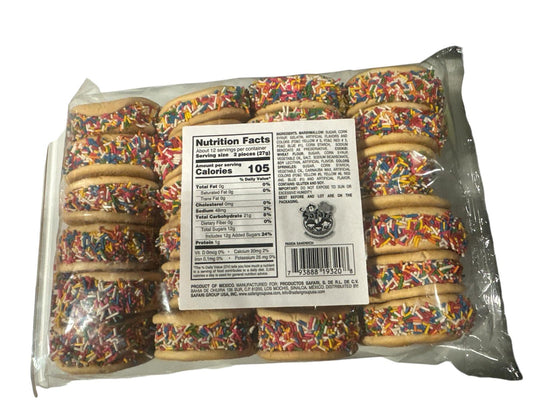 Panda Sandwich Galletas con Malvavisco 24 unidades