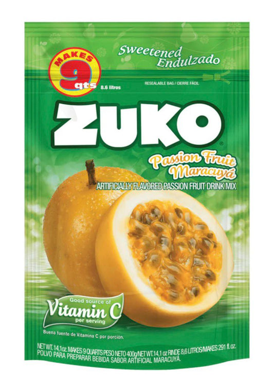 Zuko en Polvo sabor Maracuya 14oz
