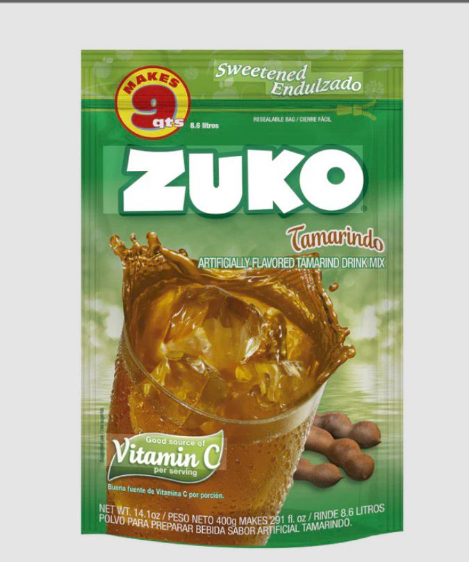 Zuko en Polvo sabor Tamarindo 14oz