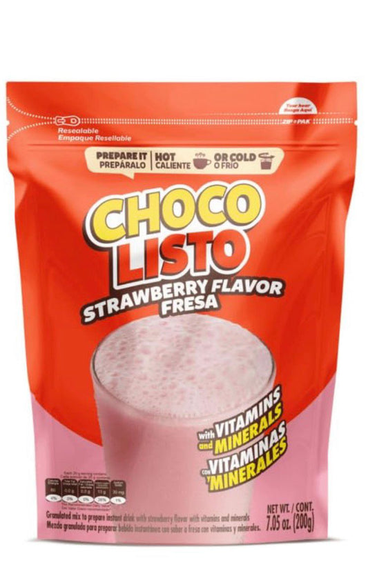 Choco Listo sabor Fresa 200gr