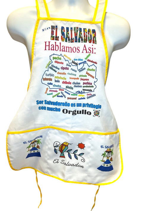 Gabachas o delantales de El Salvador