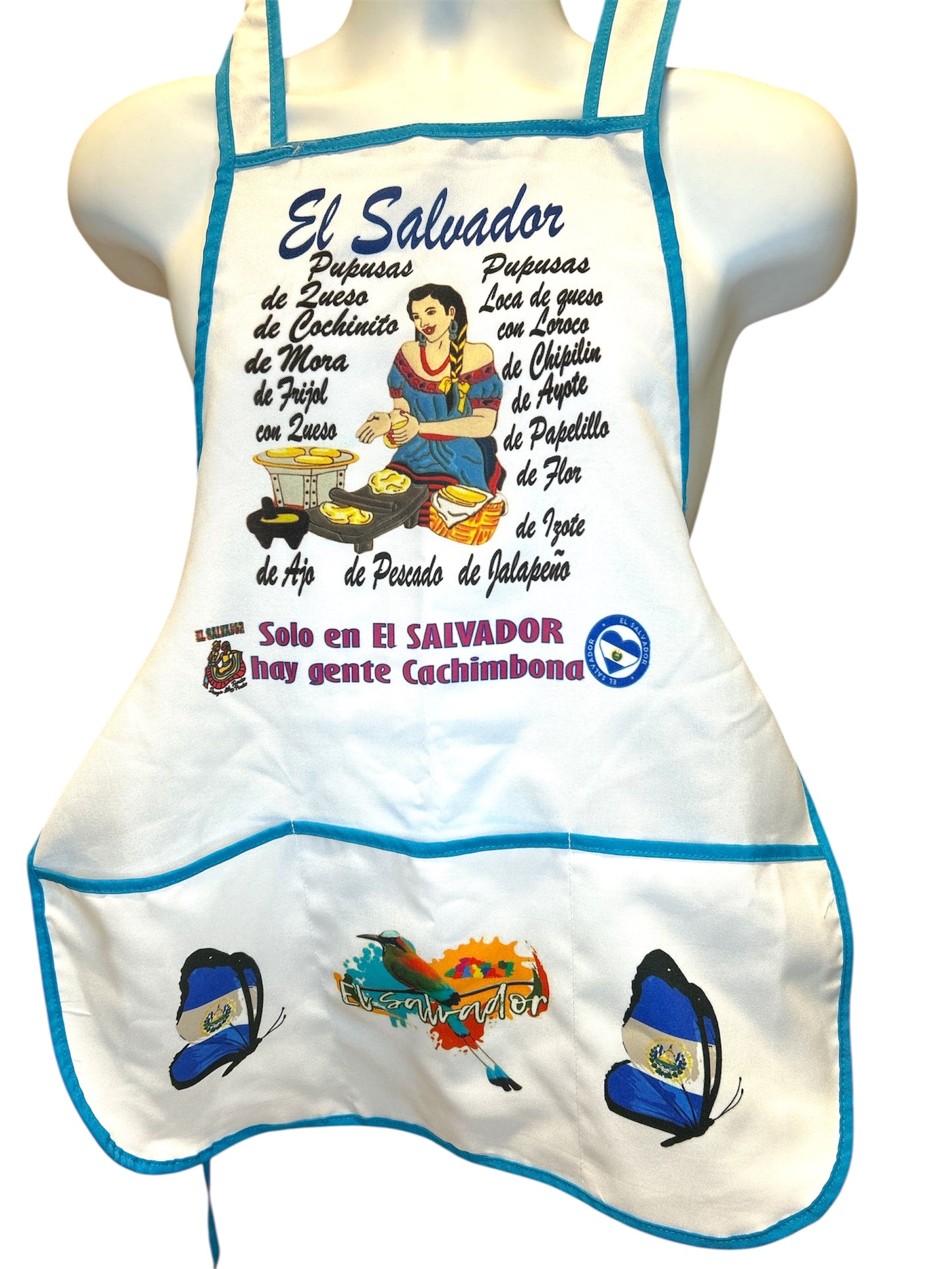 Gabachas o delantales de El Salvador