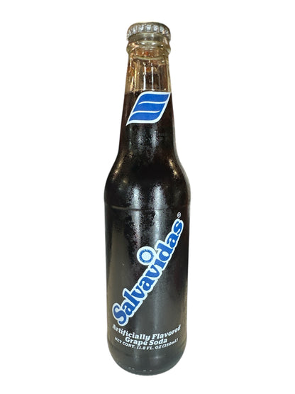 Gaseosa Salvavidas sabor Uva - 11.8 oz Vidrio Retornable