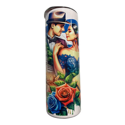 Vaso de El Salvador 20 oz (incluye pajilla y lavador de pajilla)