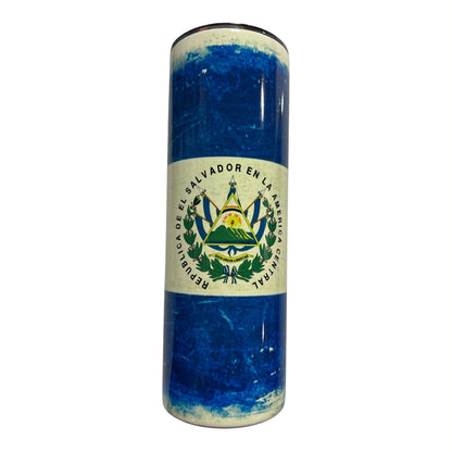 Vaso de El Salvador 20 oz (incluye pajilla y lavador de pajilla)