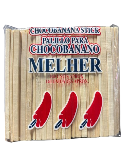 Palillo para Chocobanano Melher 140 u.