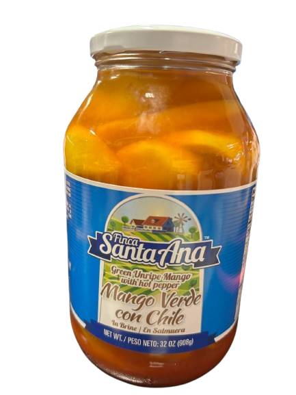 Mango verde con chile 908gr Finca Santa Ana