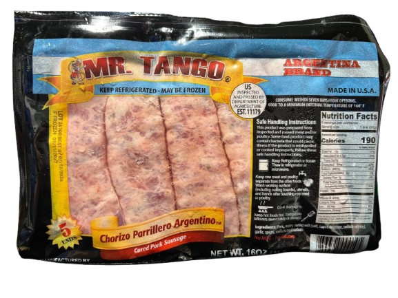 Chorizo Parrillero Argentino Mr Tango 1LB