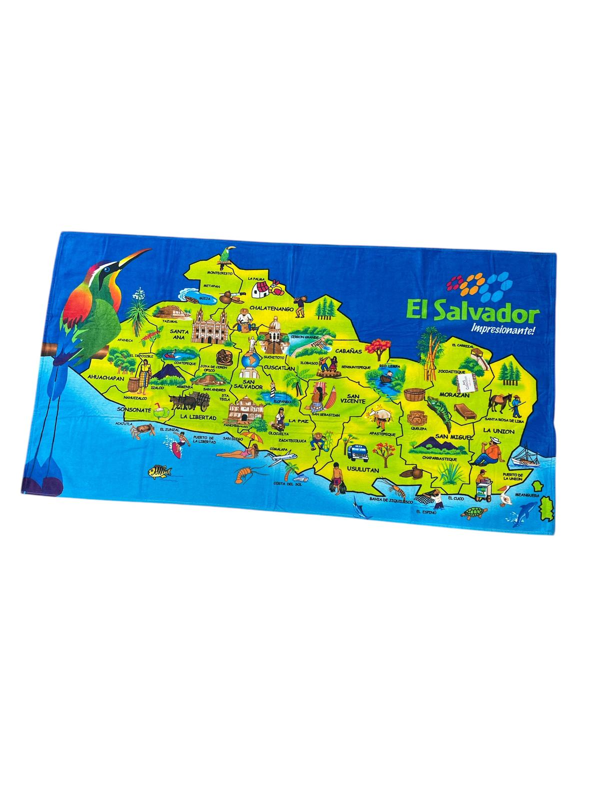Toalla Grande Mapa