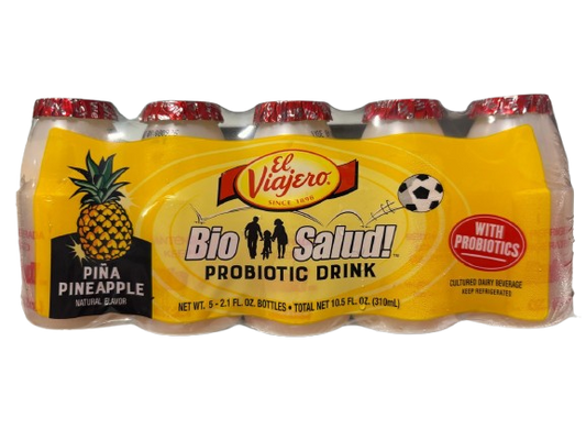 Probiotico sabor piña El Viajero 310 ml.
