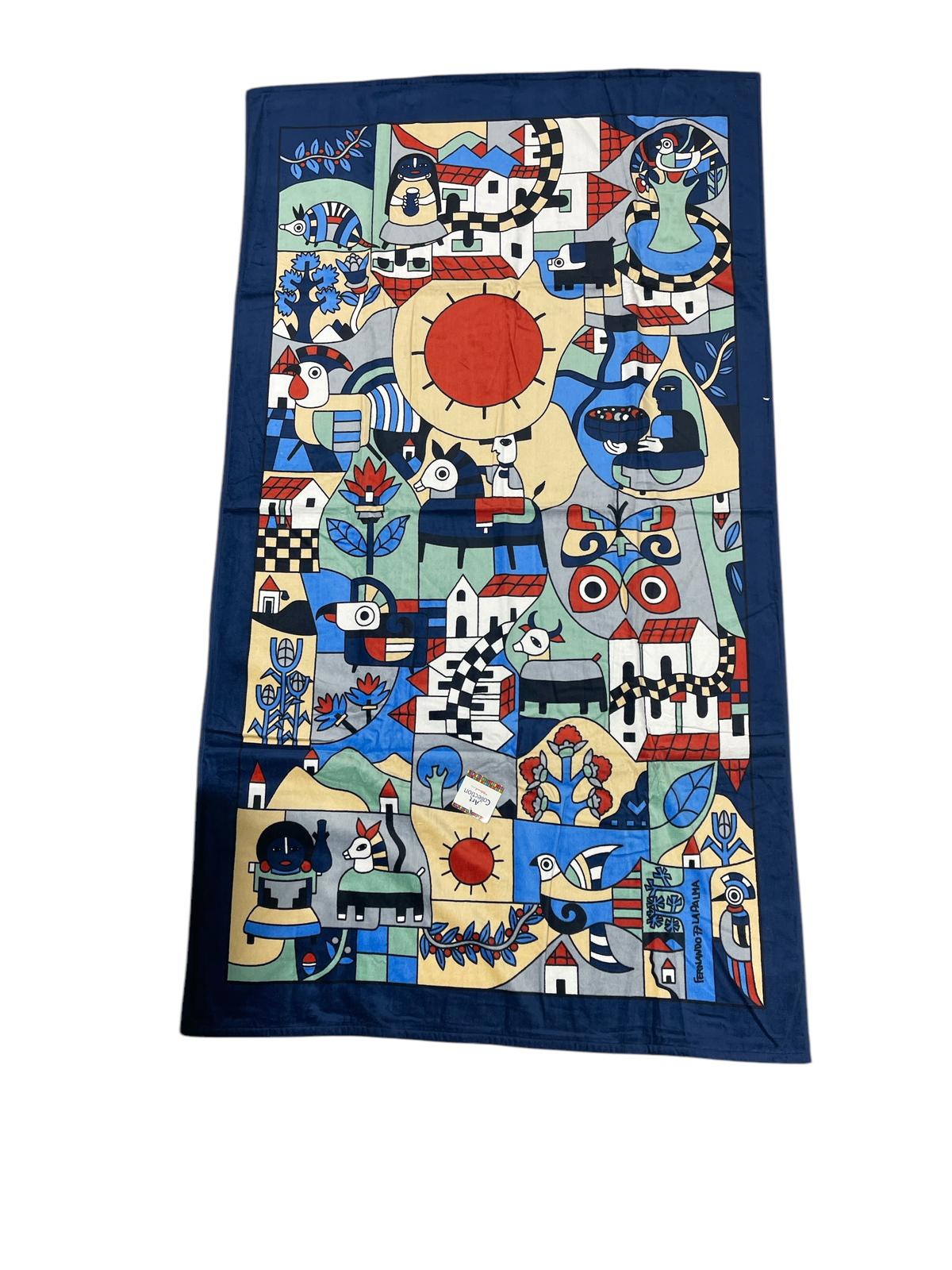 Toalla Colonial Azul