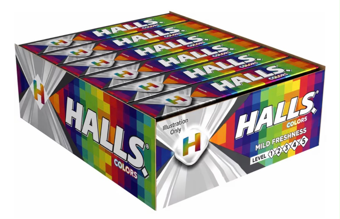 Caja Halls Colores
