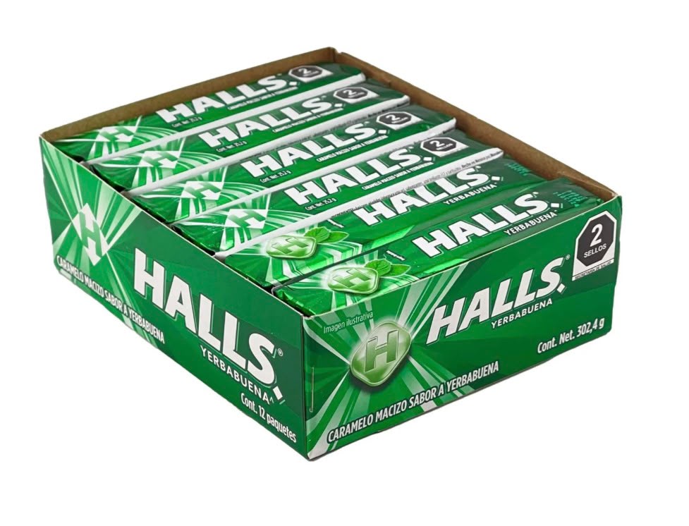 Caja Halls Yerbabuena