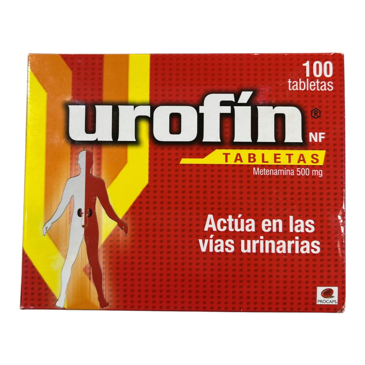 Caja de Urofin 100 tabletas